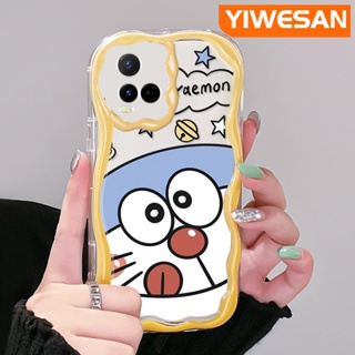 เคสโทรศัพท์มือถือใส แบบนิ่ม ลายการ์ตูนโดราเอมอน กันกระแทก สําหรับ VIVO Y21 2021 Y21G Y33s Y21s Y21e Y21a Y21t T1x 4G