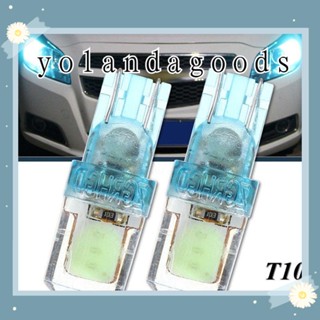 Yola หลอดไฟซิลิกา T10 194 W5W สําหรับติดป้ายทะเบียนรถยนต์ 2 ชิ้น