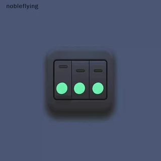 Nf สติกเกอร์เรืองแสงในที่มืด ดาวกลม ลายจุด DIY สําหรับติดตกแต่งผนังห้อง nobleflying