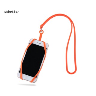 &lt;Dobetter&gt; เคสซิลิโคน พร้อมสายคล้องคอ สําหรับโทรศัพท์มือถือ