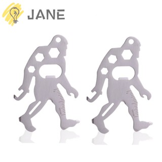 Jane จี้คาราบิเนอร์ สเตนเลส อเนกประสงค์ สําหรับกระเป๋าเป้สะพายหลัง 2 ชิ้น