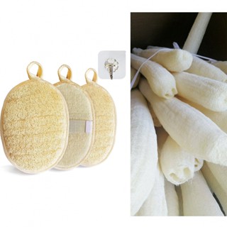 Bath Loofah Sponge Bathtub Beige Body Scrubber Cleaning Skin Household