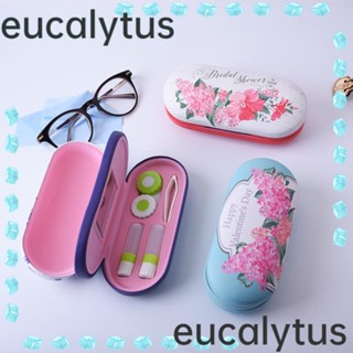 Eucalytus1 แว่นตาอ่านหนังสือ คอนแทคเลนส์ หนังสองชั้น อเนกประสงค์ 2 In 1 สําหรับผู้ชาย