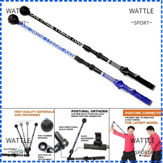 Wattle อุปกรณ์ฝึกวงสวิงกอล์ฟ ปรับท่าทางให้ถูกต้อง สําหรับสอนกลางแจ้ง