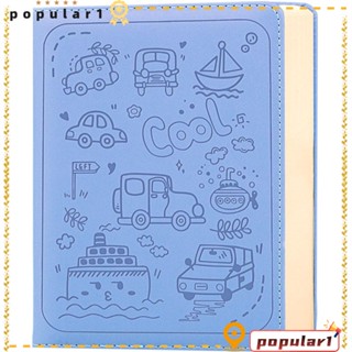Popular สมุดโน๊ต สมุดจดบันทึก ลายพริกไทย สีฟ้า สําหรับสํานักงาน