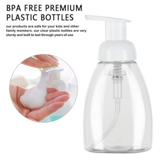 Soap Dispenser Clear Foaming Bottle For Storing Body Lotions Liquid Pump