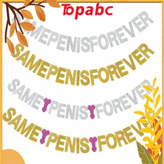 Top พวงมาลัยตัวอักษร สีทอง แฟชั่น สําหรับแขวนตกแต่งปาร์ตี้สละโสด
