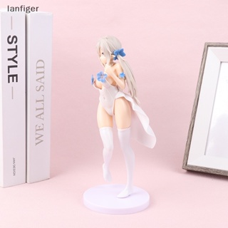 Lanf โมเดลฟิกเกอร์ PVC อนิเมะ FOTS JAPAN Pure White Elf Hentai เซ็กซี่ สําหรับผู้ใหญ่ เก็บสะสม