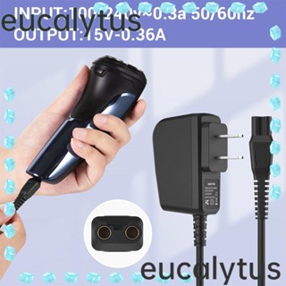 Eucalytus1 อะแดปเตอร์ชาร์จเครื่องโกนหนวดไฟฟ้า 15V ปลั๊ก US EU ทนทาน|พาวเวอร์ สําหรับ PHILIP HQ8505 S5000 QP2630