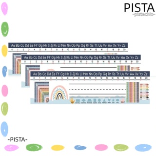 Pista ป้ายชื่อโต๊ะ ทรงสี่เหลี่ยมผืนผ้า มีกาวในตัว หลากสี 25 ชิ้น 25 ชิ้น