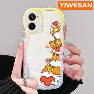 เคสโทรศัพท์มือถือ แบบใส กันกระแทก ลายการ์ตูนเสือนําโชคน่ารัก สีสันสดใส สําหรับ Realme 10