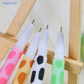 Bdgf ปากกาเจล 0.5 มม. ลายการ์ตูนยีราฟน่ารัก ตั้งได้ สีดํา สําหรับโรงเรียน สํานักงาน ของขวัญเด็ก