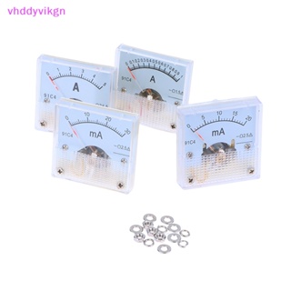 Vhdd แผงแอมป์มิเตอร์แอมมิเตอร์ 91C4 DC 20mA 30mA 500mA 1A 2A 5A 10A