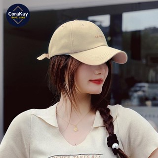 [CoraKay] หมวกเบสบอล หมวกปีกโค้ง พิมพ์ลายตัวอักษร CRUISE สีกากี สไตล์เกาหลี แฟชั่นฤดูใบไม้ร่วง สําหรับผู้หญิง