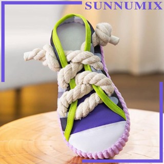 [Sunnimix] ของเล่นสุนัขกัด ทําความสะอาด แบบโต้ตอบ สําหรับสวน