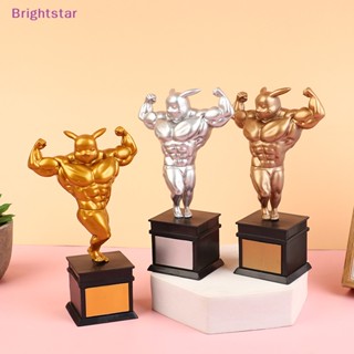 Brightstar โมเดลฟิกเกอร์ PVC รูปการ์ตูนปิกาจู กล้ามเนื้อ ของขวัญวันเกิดเด็ก สําหรับตกแต่งรถยนต์