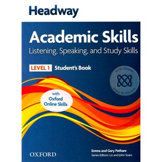 Bundanjai (หนังสือเรียนภาษาอังกฤษ Oxford) Headway Academic Skills 1 : Listening, Speaking and Study Skills : Students