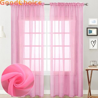 1x Rod Pocket Top Curtains Provide Interior Privacy Smooth Soft And Comfortable