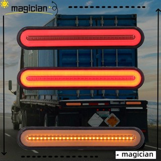 Mag ไฟท้าย ไฟเบรก Led 10-30V 100 ดวง สว่างมาก สําหรับรถยนต์ รถบรรทุก รถพ่วง รถคาราวาน 2 ชิ้น