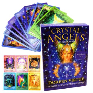 New Crystal Angel Oracle Cards Party Board Game Divination Fate Cards Deck Tarot