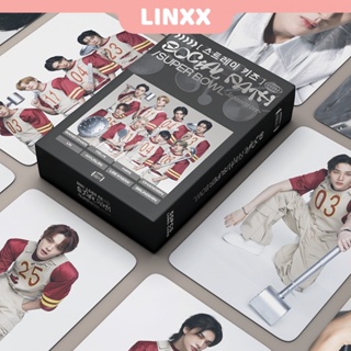 Linxx โปสการ์ดโฮโลแกรมเลเซอร์ ลายศิลปินเกาหลี StrayKids สําหรับเด็ก 55 ชิ้น