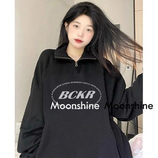 Moon  เสื้อกันหนาว เสื้อคลุม ย้อนยุคในอเมริกา oversize 2023 NEW คุณภาพสูง Unique สวย Stylish A28J137 36Z230909