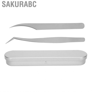 Sakurabc Eyelash Extension Tweezers Grafting  Forceps BT0