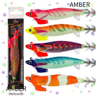 Amber เหยื่อตกปลาไม้ รูปกุ้ง ปลาหมึก 11 ซม. 30 กรัม 2023