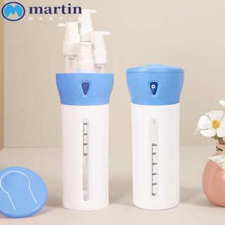 Martin 4 in 1 ขวดบีบของเหลว แบบใส กันรั่วซึม ใช้ซ้ําได้ ทนทาน เติมได้ สําหรับเดินทาง