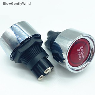 Blowgentlywind สวิตช์ปุ่มสตาร์ทเครื่องยนต์รถยนต์ 22 มม. 12V 24V BGW