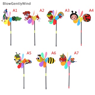 Blowgentlywind กังหันลม ลายการ์ตูนสัตว์ หลากสีสัน สําหรับตกแต่งบ้าน สวน กลางแจ้ง
 Bgw