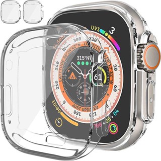 เคส TPU นิ่ม ป้องกัน สําหรับ Apple watch Ultra 49 มม.