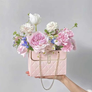 4Pcs Bouquet Boxes Flower Bag Portable for Holiday Arrangements Photo Props