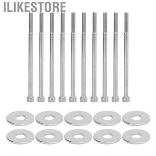 Ilikestore Intake Manifold Bolts  Complete Stainless Steel Set for Car Engine Replacement Chevy V8 Engines GEN III IV LSX (LS1 LS2 LS3 LS6 LS7)