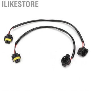 Ilikestore H16 Male To H11 Female Plug  Headlights Conversion Harness Heat Resistant Wide Application Low Consumption for Car Replacement Wrangler JK JL