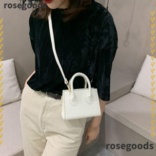 Rosegoods1 กระเป๋าสะพายไหล่ กระเป๋าถือ ทรงโท้ท น่ารัก สําหรับผู้หญิง