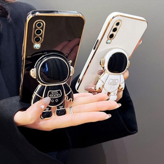 เคสโทรศัพท์ซิลิโคน กันกระแทก ลายนักบินอวกาศ พร้อมขาตั้ง สําหรับ Huawei P30