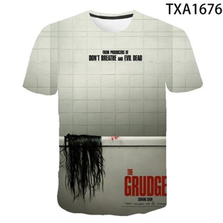 เสื้อยืด พิมพ์ลายภาพยนตร์ The Grudge สไตล์สตรีท 2022