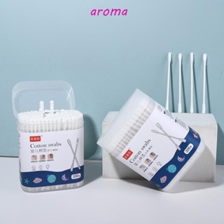 Aroma สําลีเช็ดทําความสะอาด ผ้าอนามัยเด็ก อเนกประสงค์ นิ่ม แบบพกพา ใช้แล้วทิ้ง ฟรีผ้าอนามัยแบบสอด