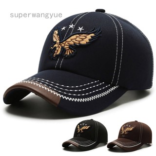 Wy1 หมวกเบสบอล ปักลายนกอินทรีย์ แฟชั่นฤดูร้อน สําหรับผู้ชาย