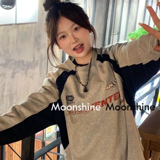 Moon  เสื้อกันหนาว เสื้อคลุม ย้อนยุคในอเมริกา oversize 2023 NEW AG081401 Beautiful High quality Stylish Comfortable A28J15O 36Z230909