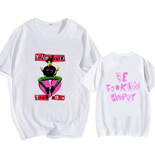 เสื้อยืด พิมพ์ลาย Yungblud Be Fookin Happy Bhc สําหรับผู้ชาย