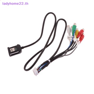 Doulady สายเคเบิลอะแดปเตอร์เชื่อมต่อ ปลั๊ก 20 P RCA เอาท์พุท AUX 4G ซิมการ์ด สําหรับรถยนต์