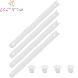 【COLORFUL】Silent &amp; Smooth Furniture Drawer Slide 4 Pcs Replacement Parts Easy Installation