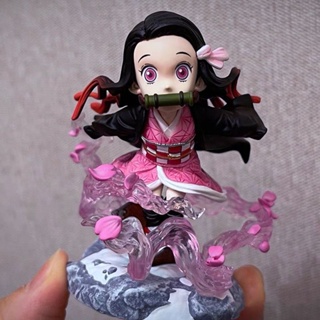 โมเดลฟิกเกอร์ Demon Slayer G5 Nezuko GK สําหรับตกแต่งรถยนต์