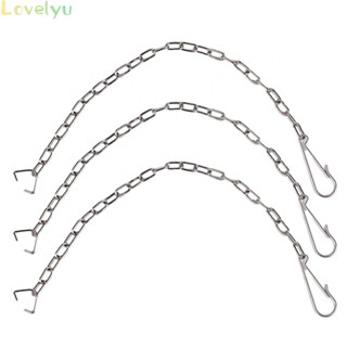 ⭐24H SHIPING ⭐Chain 25*1.5cm 3 Pcs Handle Chain Lift Chain Replacement Stainless Steel