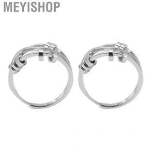 Meyishop 2pcs  Anxiety For Women Men Simple Fashionable Rotating Relief