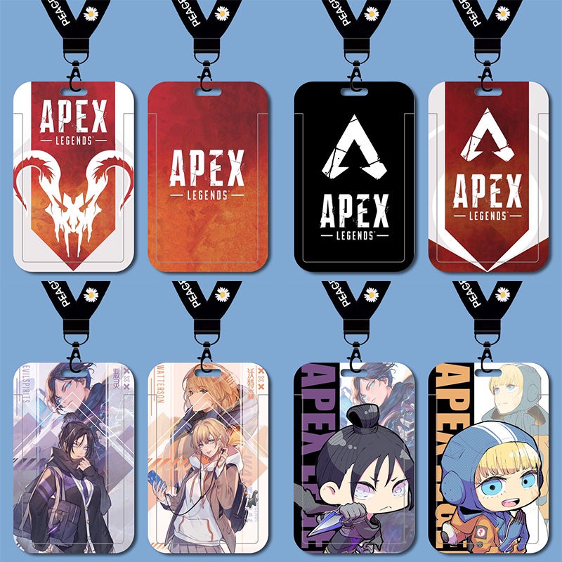 APEX WATTSON Card Holder Student School Card Campus Card Factory Work ID Card Cover Subway Card Meal