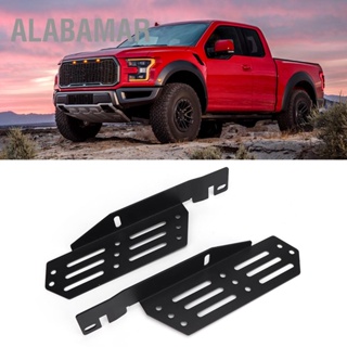 ALABAMAR 2 pcs อลูมิเนียมอัลลอยด์ไฟตัดหมอก Mount Brackets Fit สำหรับ Ford Raptor 17-19