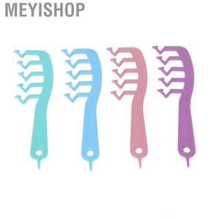 Meyishop Detangling Comb  Portable 4PCS Z Shaped for Home Salon